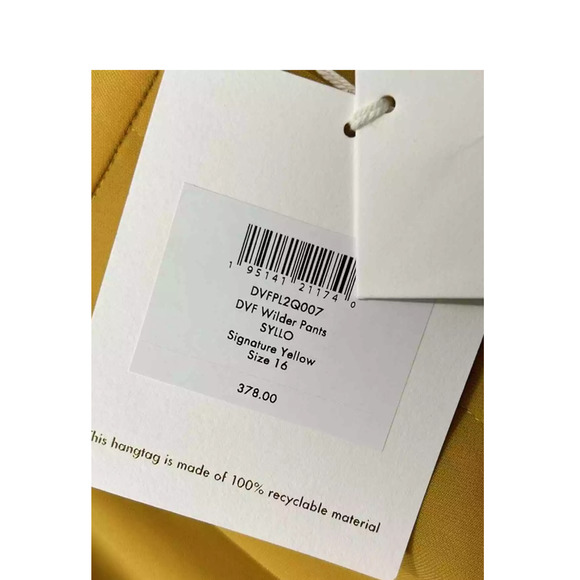 DVF DIane Von Furstenberg NWT Wilder Syllo Trouser Pant sz 16 - Picture 9 of 10